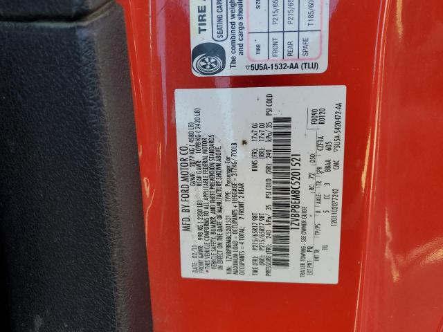 2012 Ford Mustang VIN: 1ZVBP8EM8C5201521 Lot: 52677824