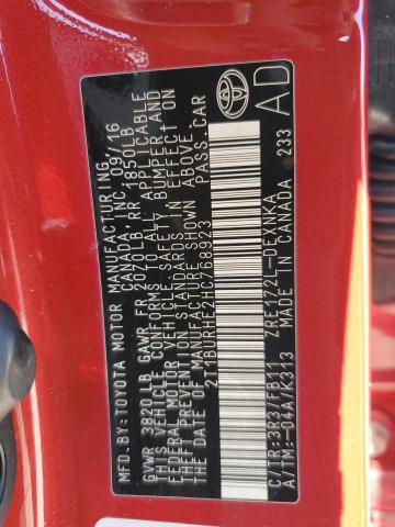 2017 TOYOTA COROLLA L - 2T1BURHE2HC768923