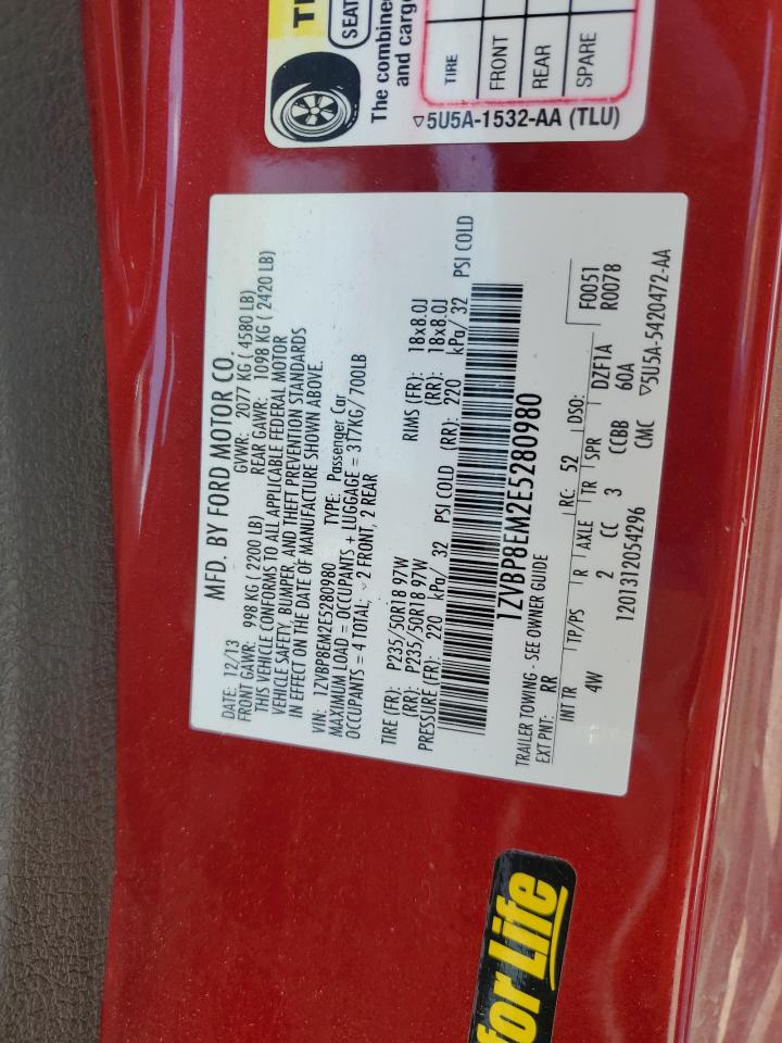 1ZVBP8EM2E5280980 2014 Ford Mustang