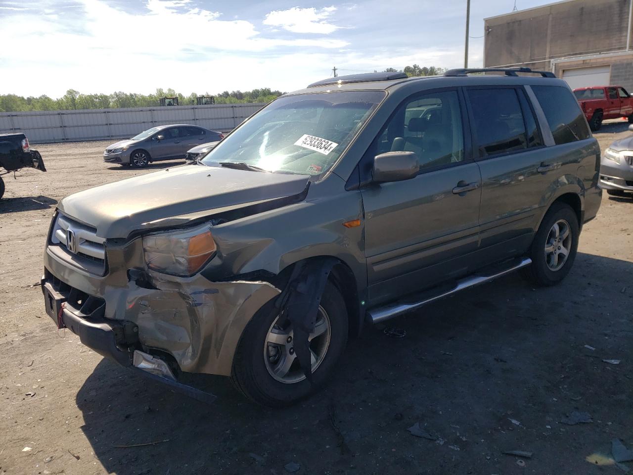 5FNYF18657B024192 2007 Honda Pilot Exl