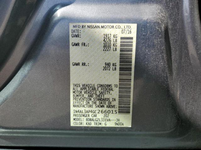 2016 NISSAN ALTIMA 2.5 - 1N4AL3AP4GC266015