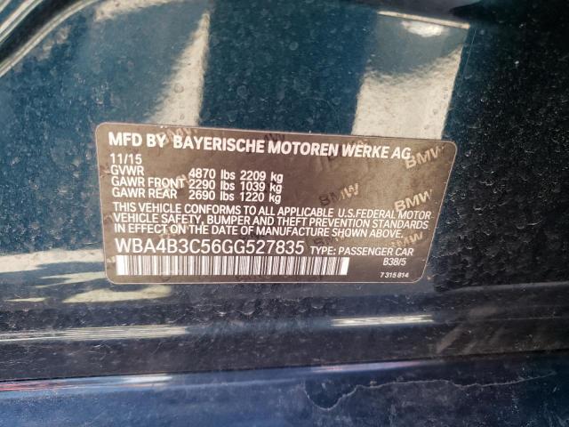 VIN WBA4B3C56GG527835 2016 BMW 4 Series, 435 Xi Gra... no.12