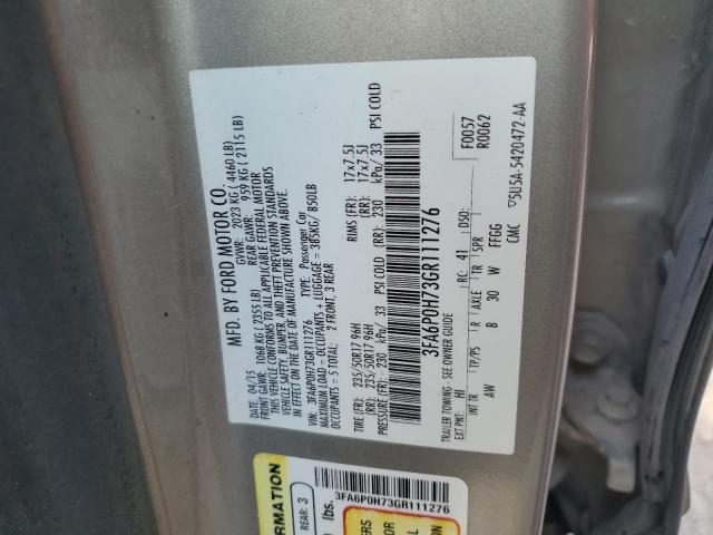 3FA6P0H73GR111276 2016 FORD FUSION - Image 12