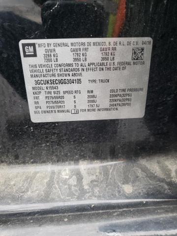 2016 CHEVROLET SILVERADO - 3GCUKSEC9GG304105