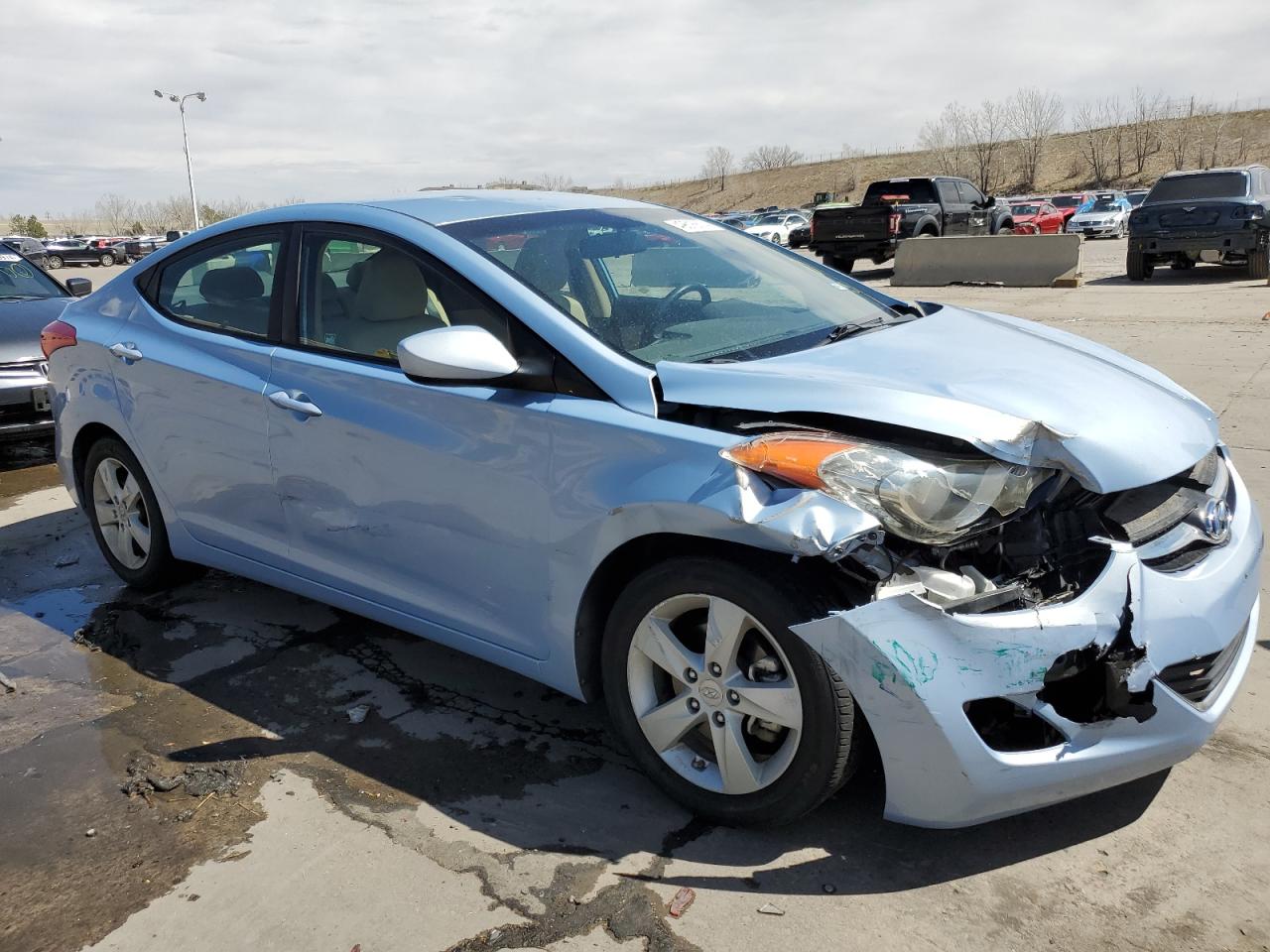 KMHDH4AE1DU696163 2013 Hyundai Elantra Gls