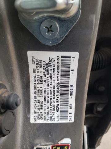 2008 Honda Civic Lx VIN: 1HGFA165X8L064056 Lot: 49911074