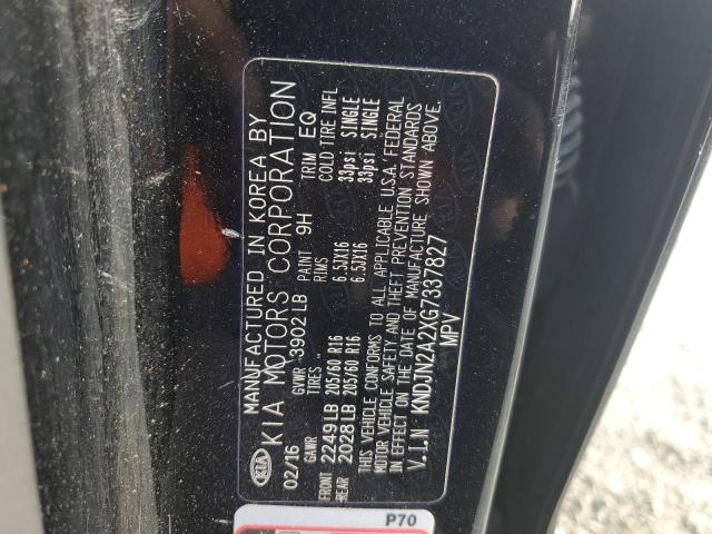 2016 Kia Soul VIN: KNDJN2A2XG7337827 Lot: 49952544