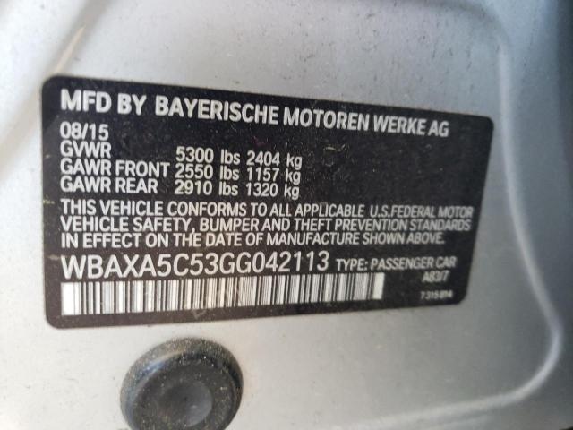 2016 BMW 535 D WBAXA5C53GG042113