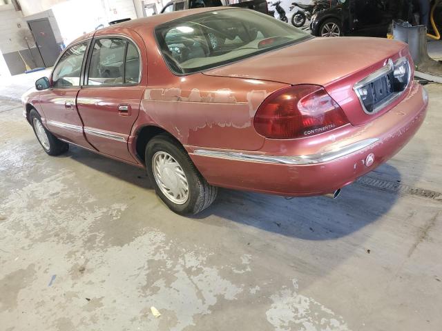 LINCOLN CONTINENTA 1998 red  gas 1LNFM97V6WY622919 photo #3