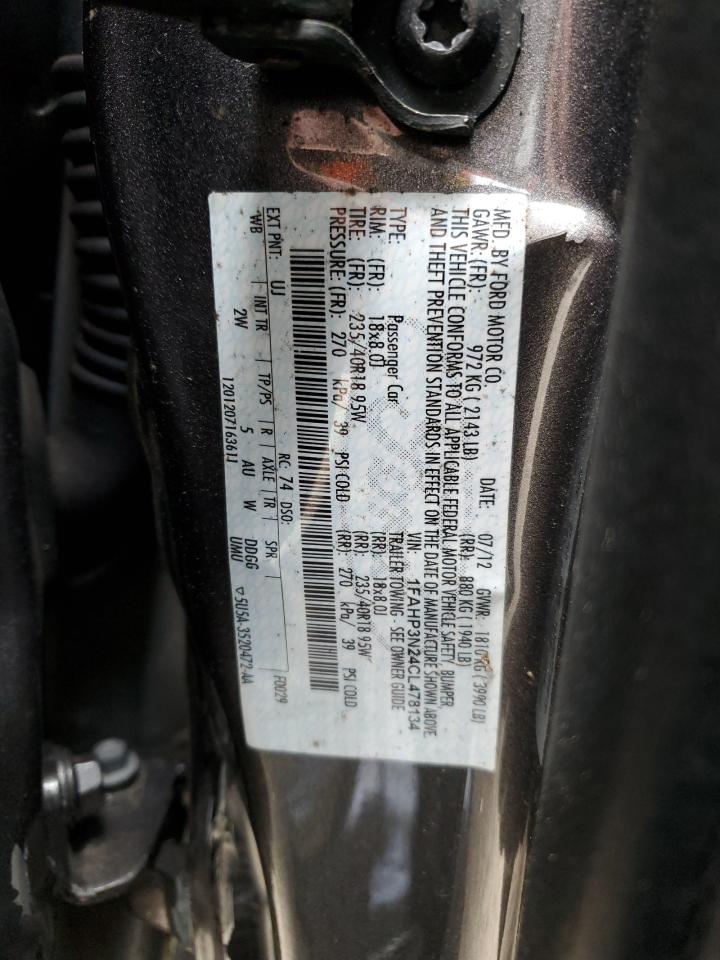 1FAHP3N24CL478134 2012 Ford Focus Titanium