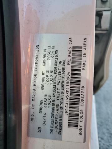 2015 MAZDA MAZDA6 JM1GJ1W5XF1180904