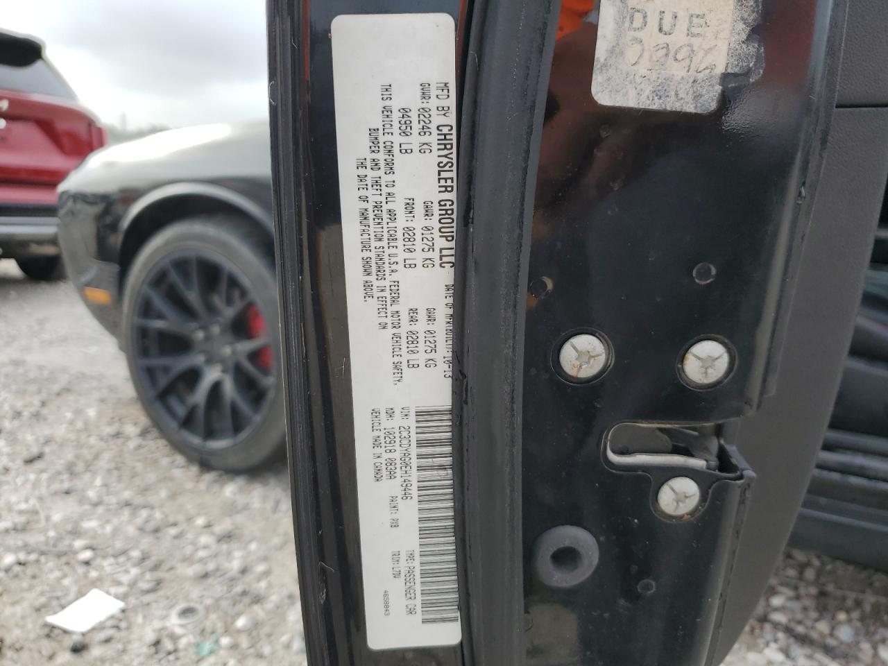 2C3CDYAG0EH149446 2014 Dodge Challenger Sxt