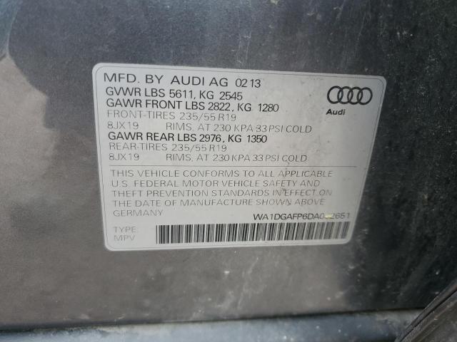 VIN WA1DGAFP6DA062651 2013 Audi Q5, Premium Plus no.13