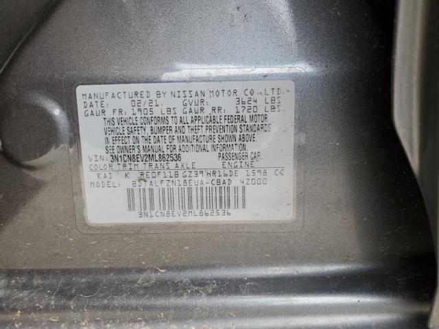 2021 NISSAN VERSA SV - 3N1CN8EV2ML862536