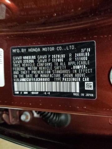 2018 HONDA CLARITY - JHMZC5F11JC008893