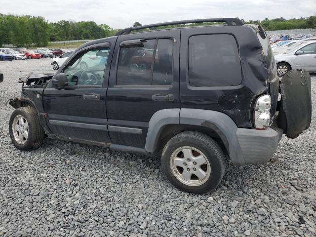 JEEP LIBERTY SP 2007 black  gas 1J4GL48K37W508855 photo #3