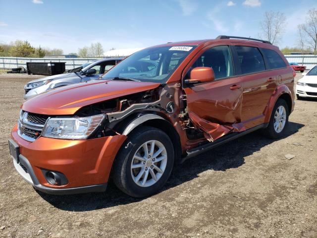 Lot #2489807810 2014 DODGE JOURNEY SX salvage car