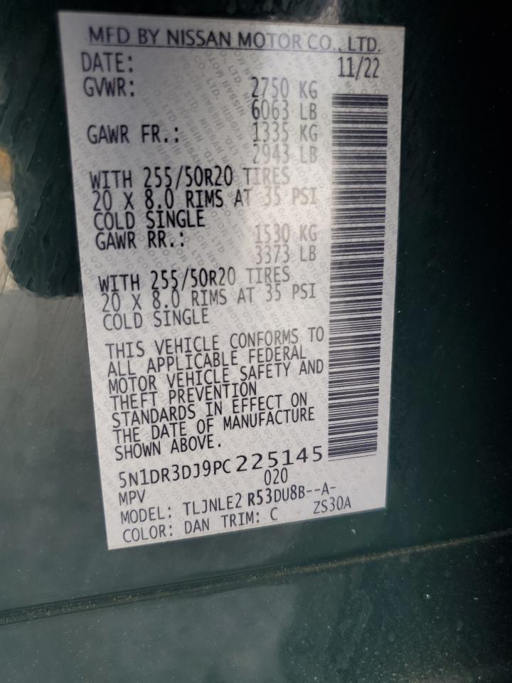 5N1DR3DJ9PC225145 NISSAN PATHFINDER 2023