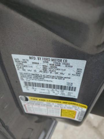 2010 Ford F150 Supercrew VIN: 1FTFW1EV0AFD78370 Lot: 48974984