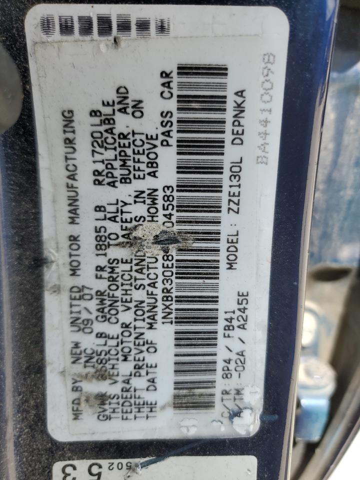 1NXBR30E88Z004583 2008 Toyota Corolla Ce