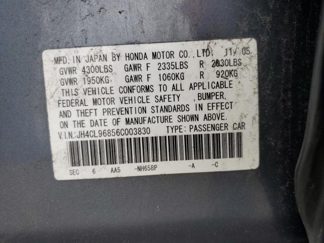 Lot #2475143385 2006 ACURA TSX salvage car
