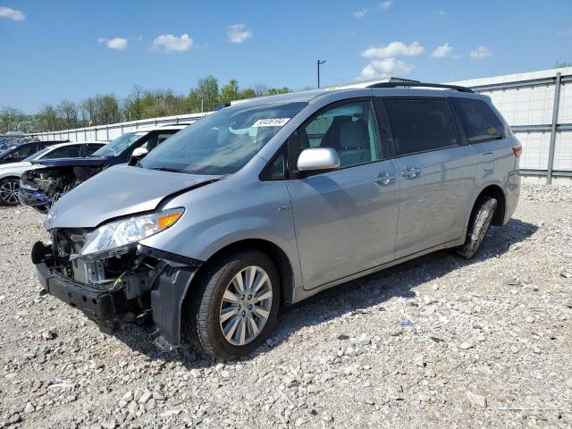 Lot #2477872037 2017 TOYOTA SIENNA LE salvage car