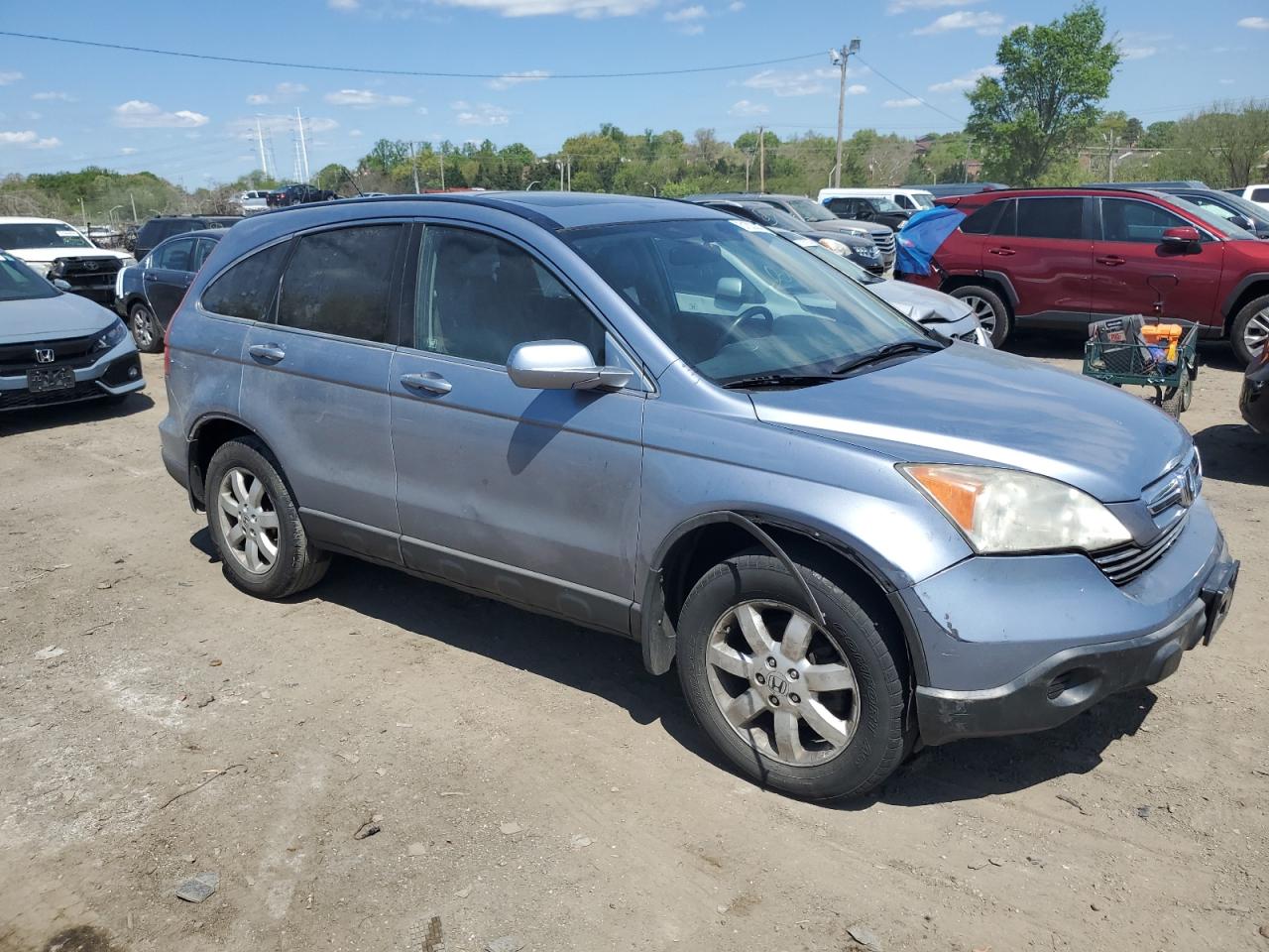 JHLRE48737C044491 2007 Honda Cr-V Exl