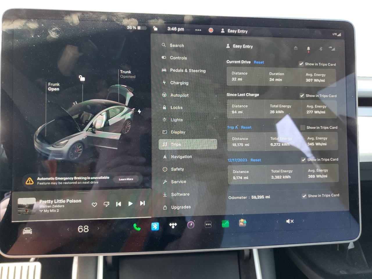 2020 Tesla Model 3 vin: 5YJ3E1EC6LF603399