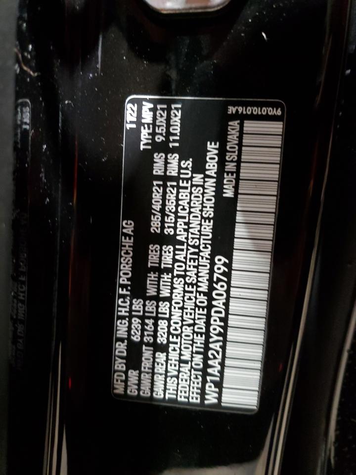 WP1AA2AY9PDA06799 2023 Porsche Cayenne Base