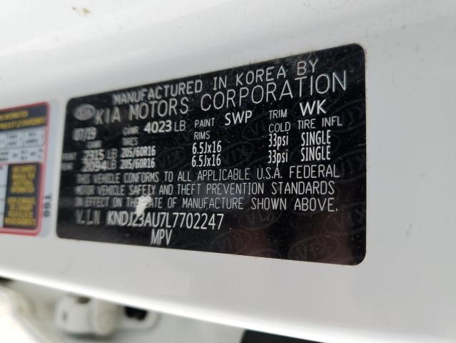 2020 KIA SOUL LX KNDJ23AU7L7702247