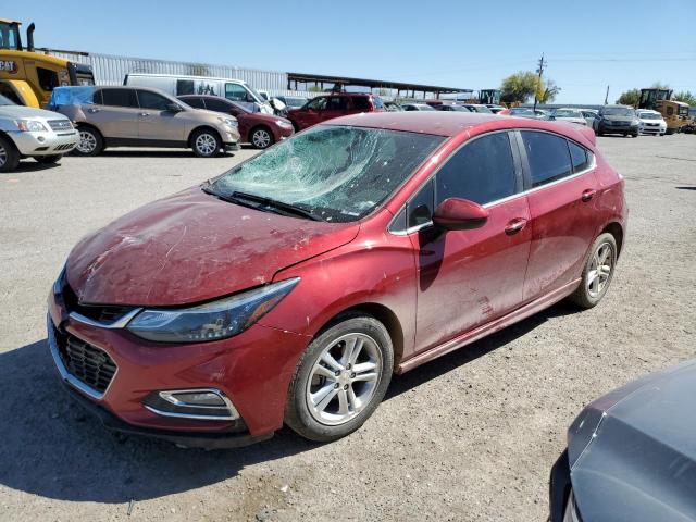 CHEVROLET CRUZE LT 2018 red  gas 3G1BE6SM4JS652653 photo #1