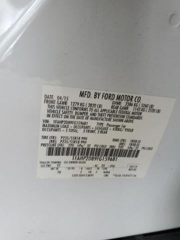 2015 FORD TAURUS SE - 1FAHP2D89FG159681