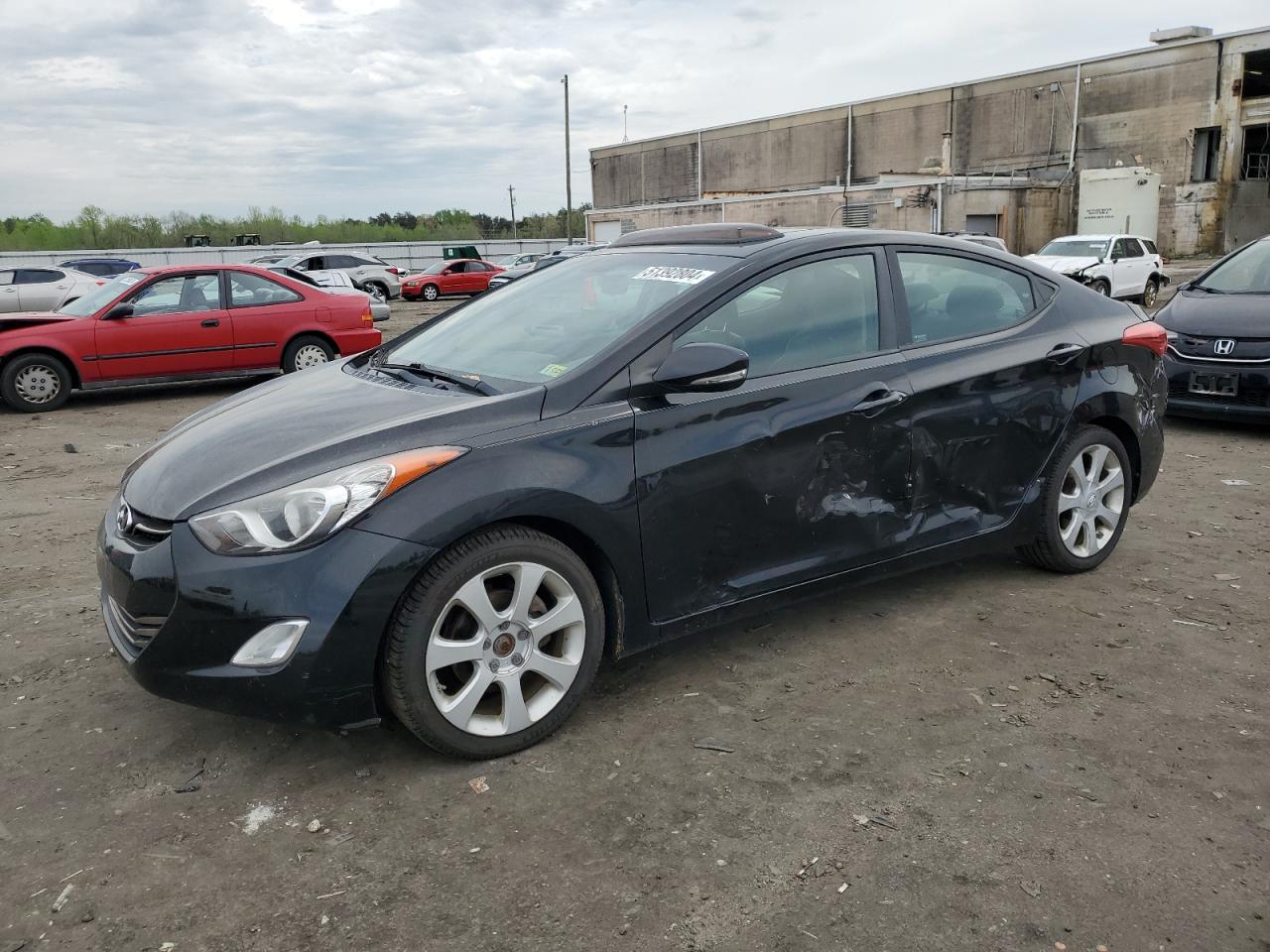 KMHDH4AE9CU353731 2012 Hyundai Elantra Gls