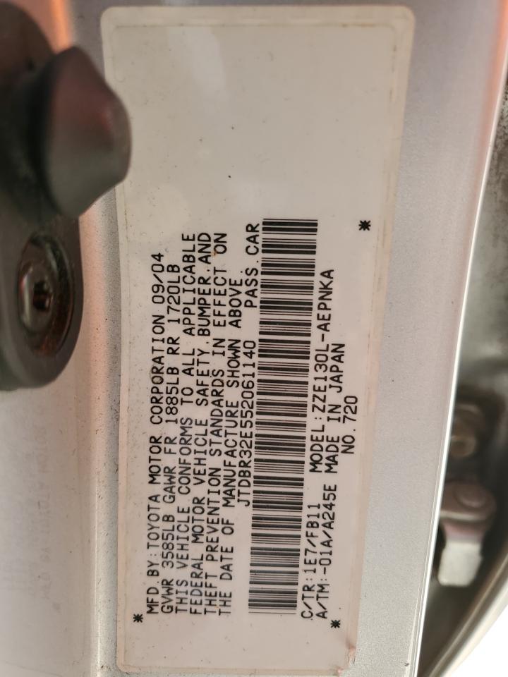 JTDBR32E552061140 2005 Toyota Corolla Ce