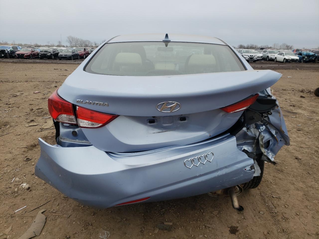 KMHDH4AE9CU449956 2012 Hyundai Elantra Gls