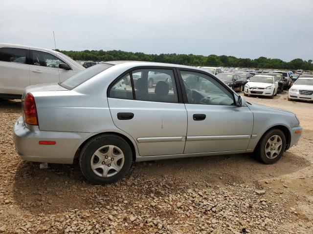 2005 Hyundai Accent Gl VIN: KMHCG45C55U654166 Lot: 52535894