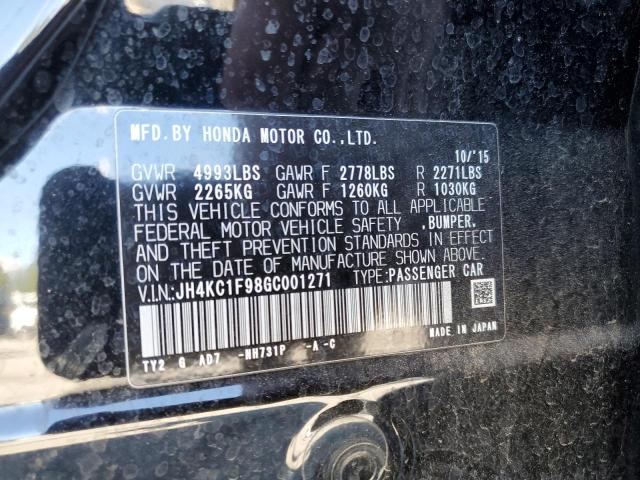 2016 ACURA RLX ADVANC - JH4KC1F98GC001271