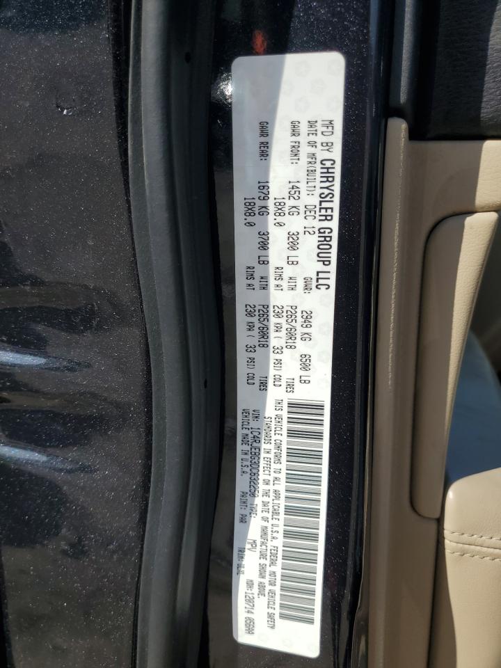 1C4RJEBG3DC632250 2013 Jeep Grand Cherokee Limited