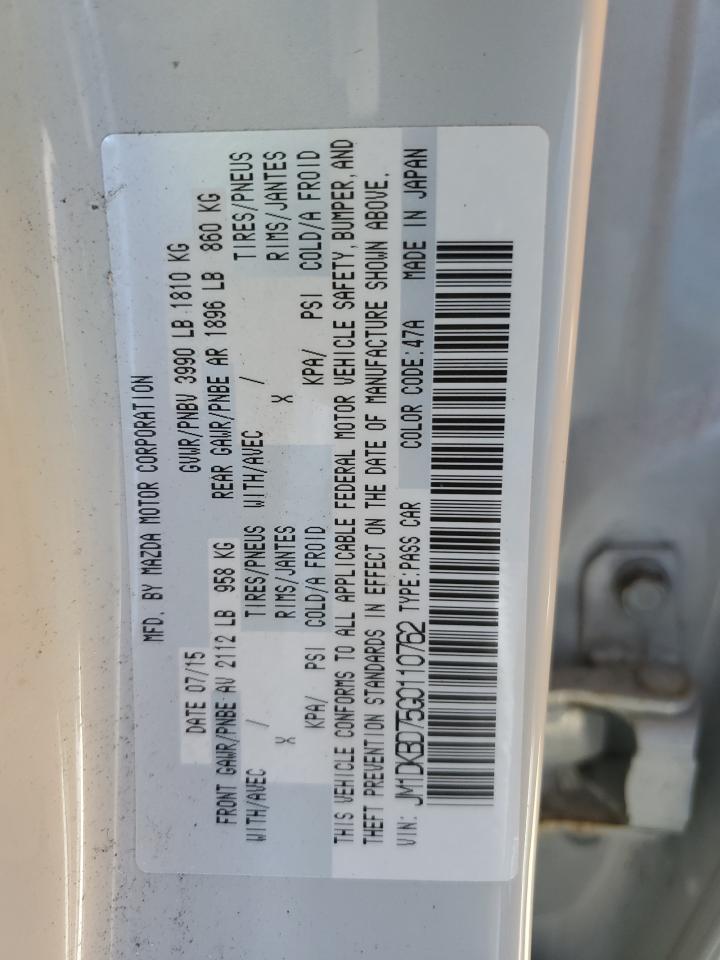 JM1DKBD75G0110762 2016 Mazda Cx-3 Grand Touring