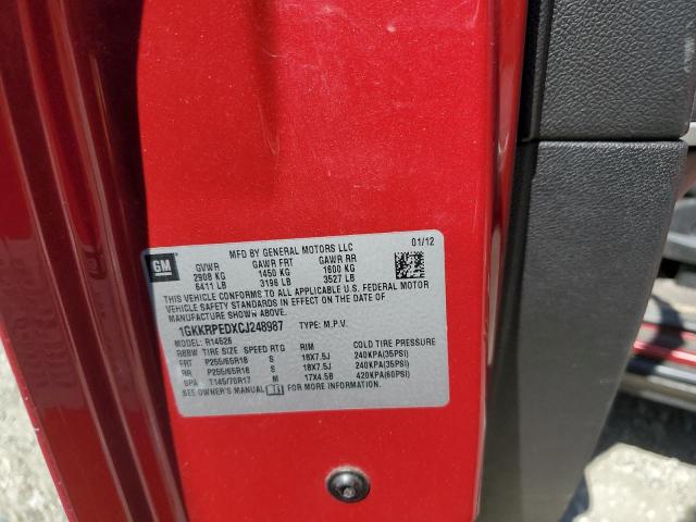 2012 GMC Acadia Sle VIN: 1GKKRPEDXCJ248987 Lot: 51336324