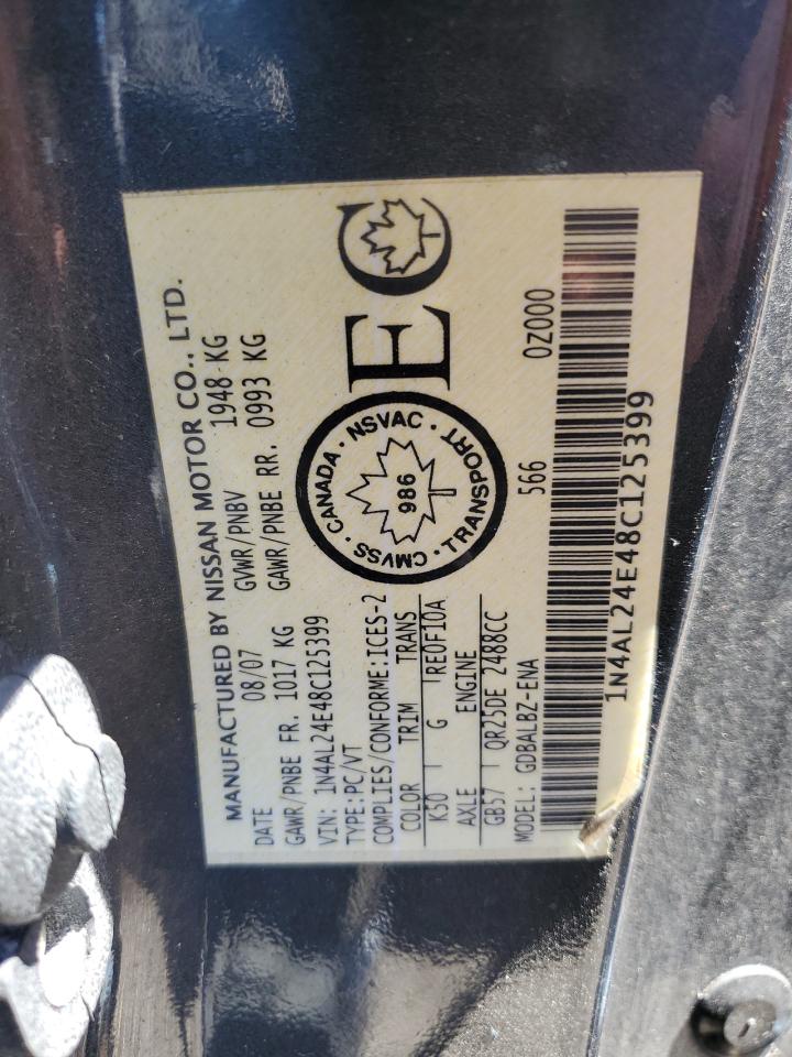 1N4AL24E48C125399 2008 Nissan Altima 2.5S