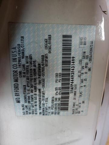 2003 Ford Mustang VIN: 1FAFP44493F431499 Lot: 51814754