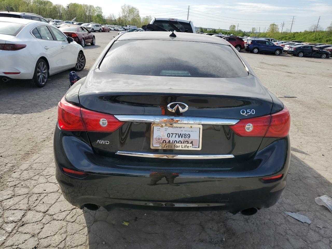 JN1BV7AR1EM707773 2014 Infiniti Q50 Base