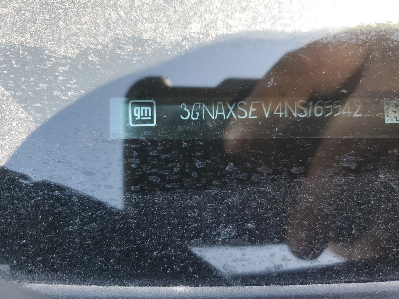 3GNAXSEV4NS165542 CHEVROLET EQUINOX 2022