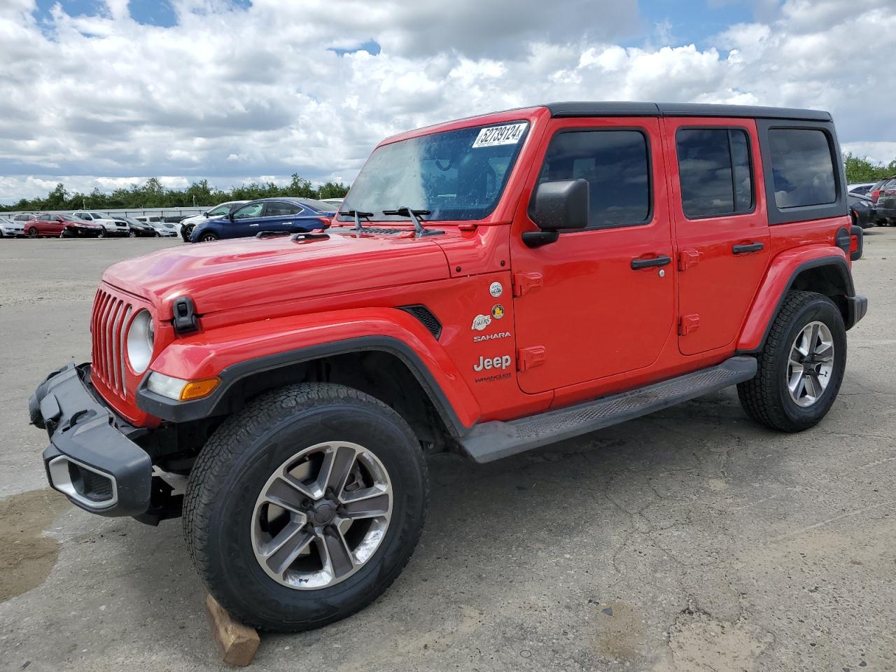 2021 Jeep Wrangler Unlimited Sahara vin: 1C4HJXEG9MW623425