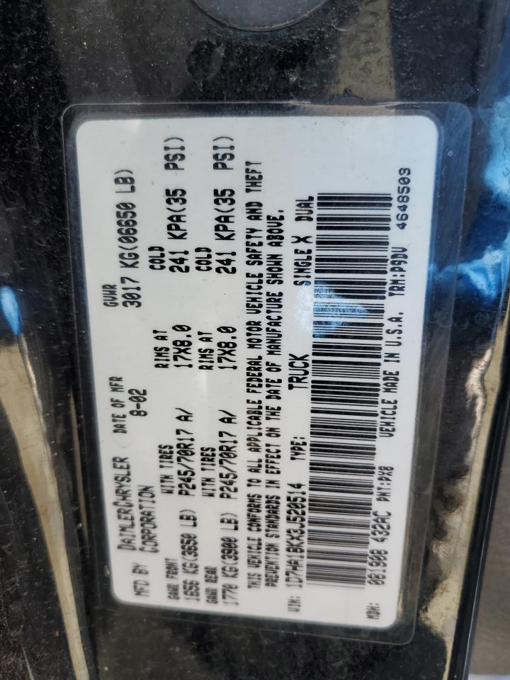 1D7HA18KX3J520514 2003 Dodge Ram 1500 St