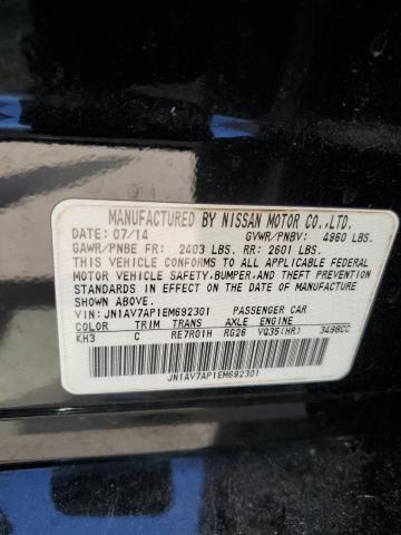 Lot #2471338014 2014 INFINITI Q50 HYBRID salvage car
