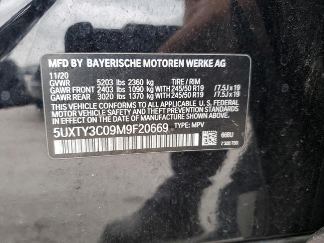 5UXTY3C09M9F20669 BMW X3 SDRIVE3 13