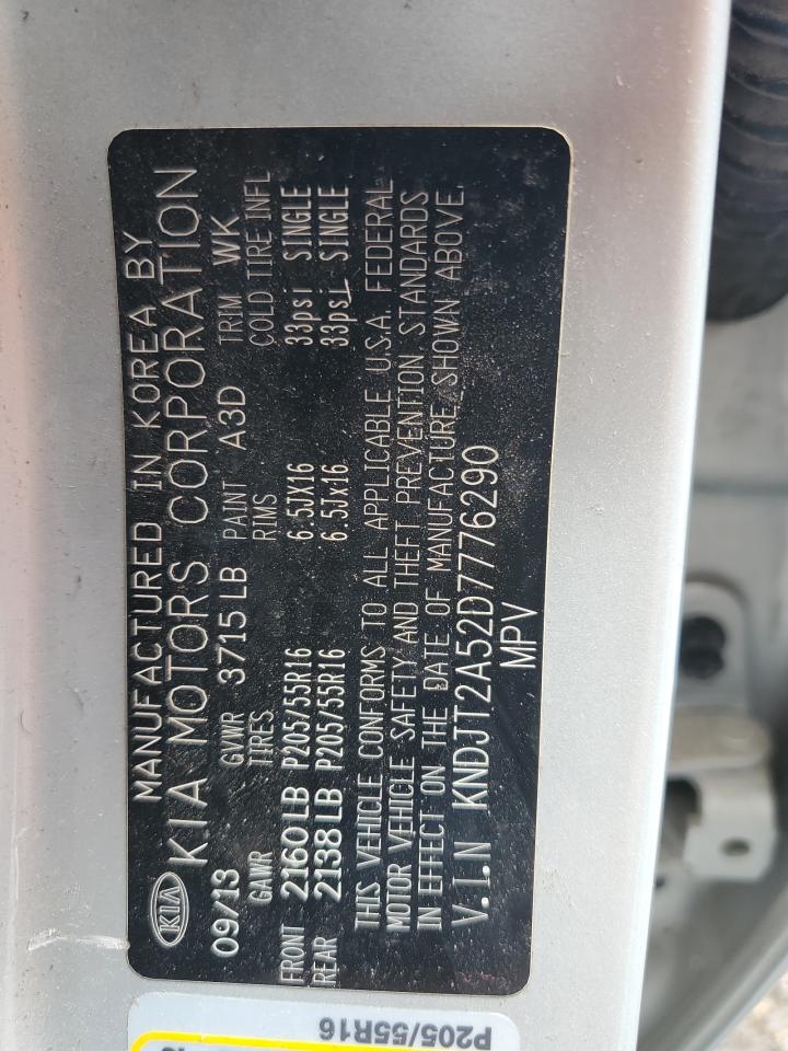 KNDJT2A52D7776290 2013 Kia Soul