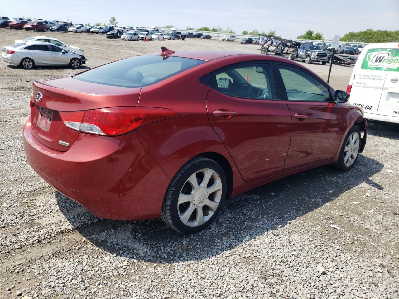 2012 Hyundai Elantra Gls vin: KMHDH4AE2CU311692